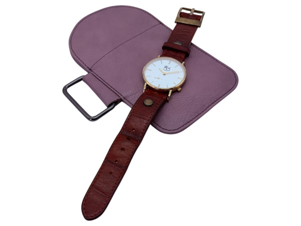 Il Bisonte | Vintage Dresswatch met Lederen Band – kavel bij XL Auctions