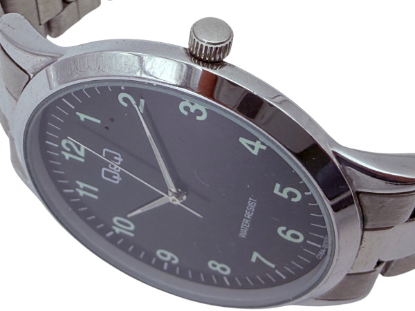 Q&Q | Klassiek Zilverkleurig Herenhorloge – foto 4 – kavel bij XL Auctions