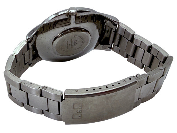 Q&Q | Klassiek Zilverkleurig Herenhorloge – foto 6 – kavel bij XL Auctions