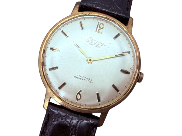 Isoma | Elegant Vintage Dresswatch Verguld – foto 3 – kavel bij XL Auctions