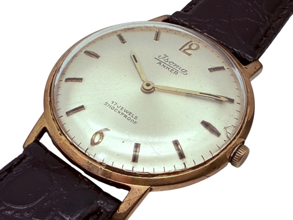 Isoma | Elegant Vintage Dresswatch Verguld – foto 4 – kavel bij XL Auctions