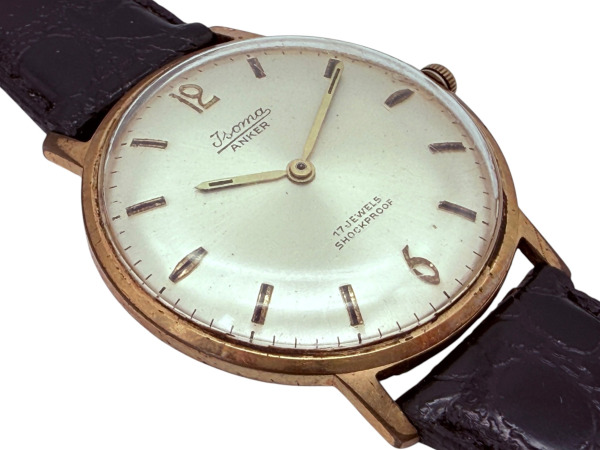 Isoma | Elegant Vintage Dresswatch Verguld – foto 5 – kavel bij XL Auctions