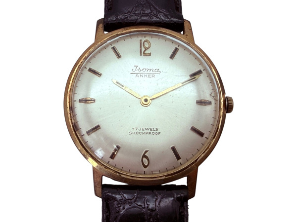 Isoma | Elegant Vintage Dresswatch Verguld – foto 6 – kavel bij XL Auctions