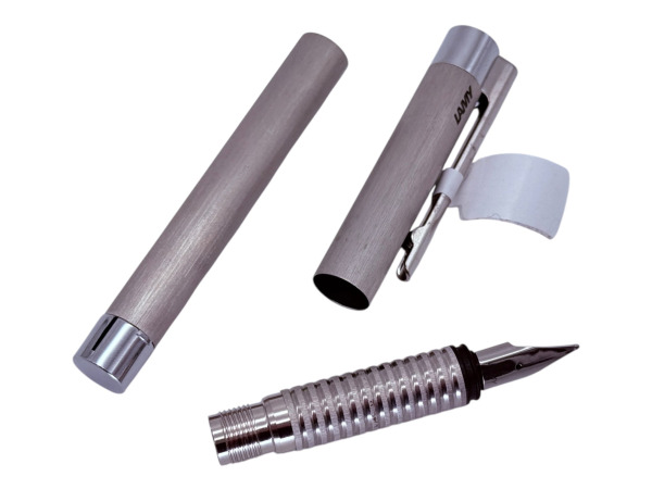 Lamy | Logo Stijlvolle Vulpen Geborsteld Edelstaal – foto 6 – kavel bij XL Auctions