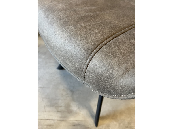 Eetkamerstoel Vigo (set van 4) microvezel stof-taupe/stone – foto 4 – kavel bij XL Auctions