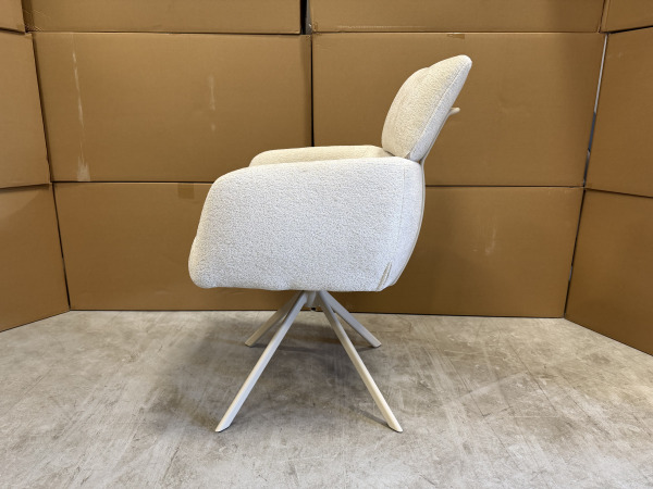 Ovion Armstoel (set van 8) - Weefstof - Linen – foto 2 – kavel bij XL Auctions