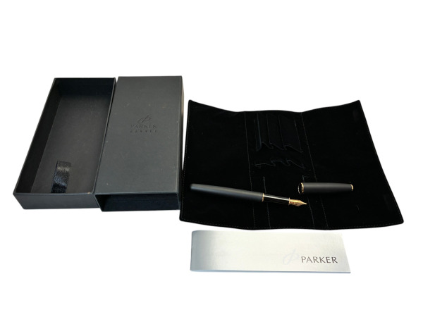 Parker | Sonnet Matte Black Luxe Vulpen met Etui – foto 4 – kavel bij XL Auctions