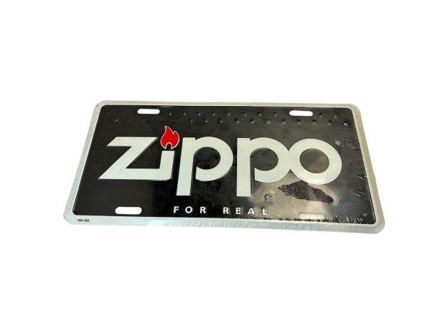 Zippo | Exclusief For Real Metalen Nummerbord – kavel bij XL Auctions