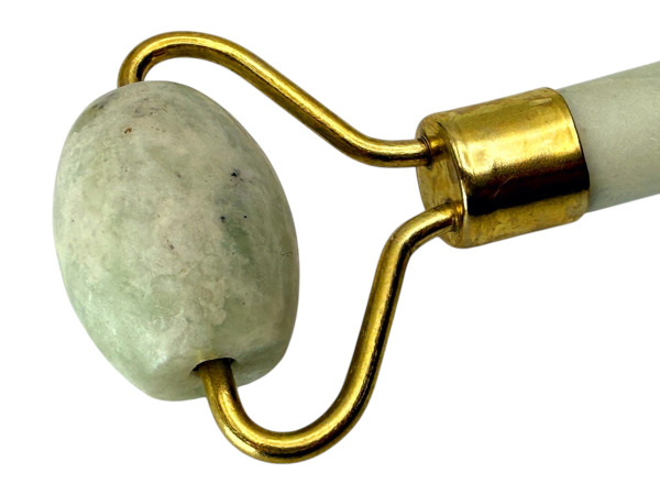 Luxe Jade Gezichtsroller met Goudkleurig Montuur – foto 4 – kavel bij XL Auctions