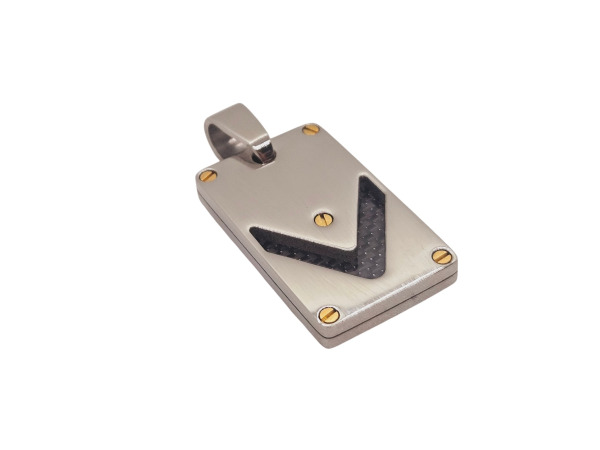Edelstalen Hanger met Carbon Fiber Inleg – foto 2 – kavel bij XL Auctions