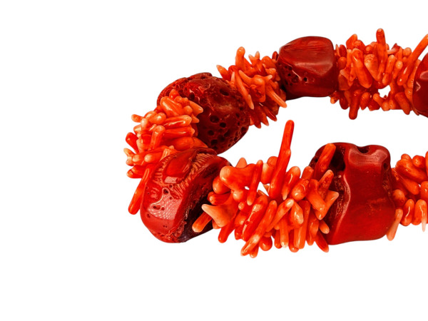 Koralen Armband met Gepolijste Koraalelementen – foto 3 – kavel bij XL Auctions