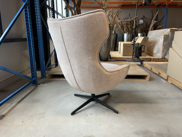 Fauteuil Grande - Draaibaar - Stof - Beige - Sand – foto 3 – kavel bij XL Auctions