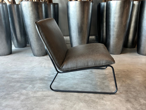 Fauteuil Cas - Design - Lounge - Stof - Grijs – foto 3 – kavel bij XL Auctions