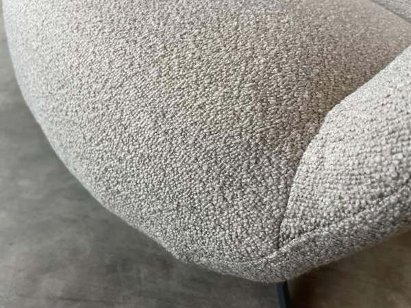 Fauteuil Cone -Draaibaar – Boucle – Natural - Beige – foto 4 – kavel bij XL Auctions