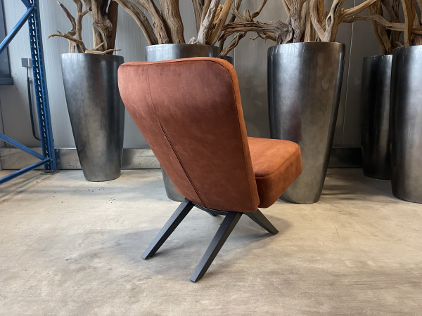 Fauteuil Denvi - (2 stuks) - Velours - Velvet - Copper – foto 3 – kavel bij XL Auctions
