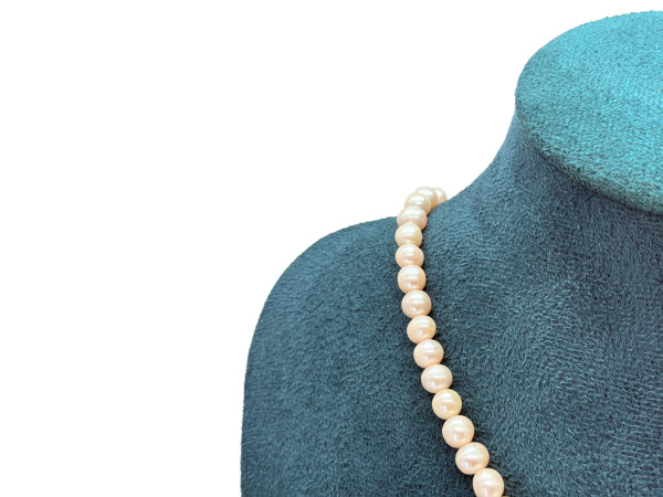 Vintage | Elegante Gekweekte Parelketting met Etui – foto 2 – kavel bij XL Auctions