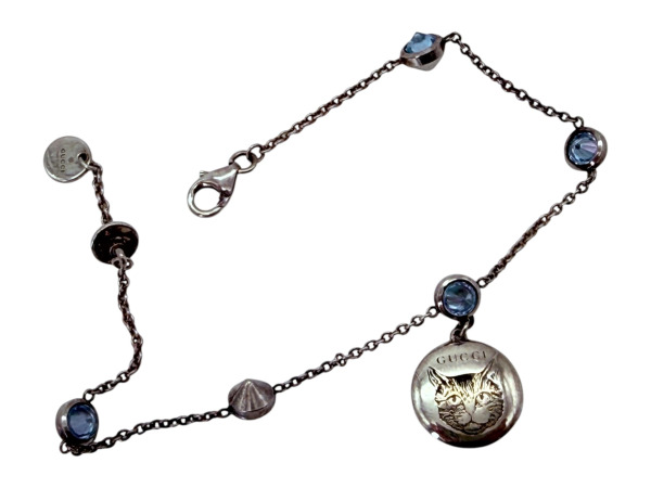 Gucci | Exclusieve Blind For Love Zilveren Armband – foto 2 – kavel bij XL Auctions