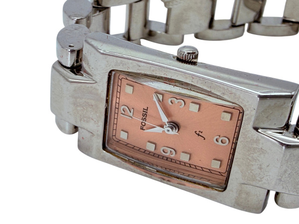 Fossil | Elegant F2 Zalmroze Wijzerplaat – foto 2 – kavel bij XL Auctions