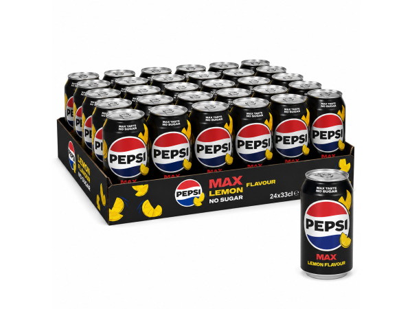 2x 2x tray Pepsi lemon zero – kavel bij XL Auctions