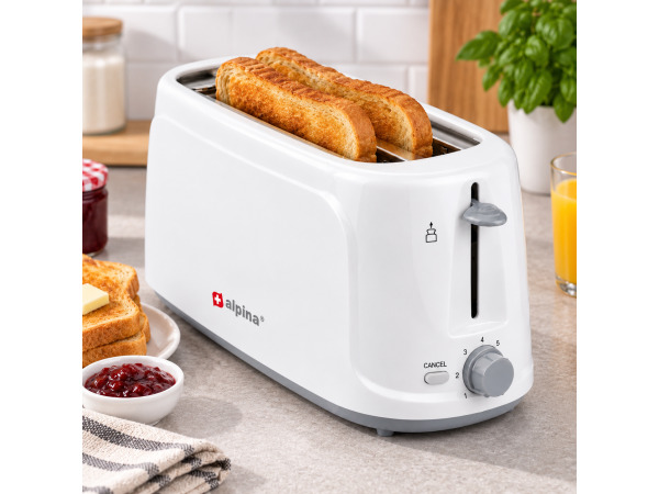 Alpina - Toaster White 1250-1450W – foto 2 – kavel bij XL Auctions
