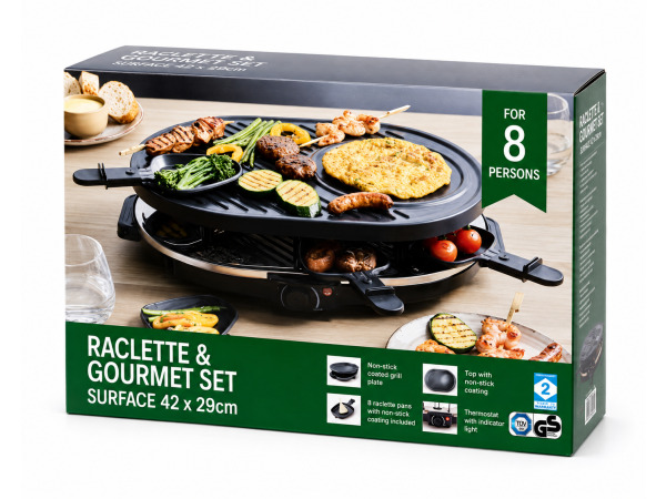 Gourmet set 8 personen 42x29cm – kavel bij XL Auctions