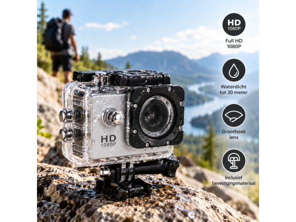 Sport camera met HD groothoeklens – foto 2 – kavel bij XL Auctions