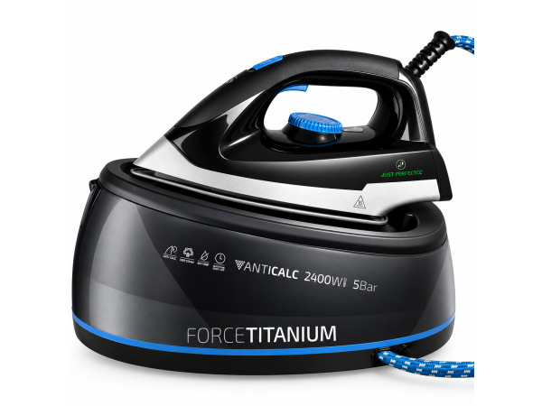 Force Titanium stoomstrijkijzer met stoomstation - 2400 W