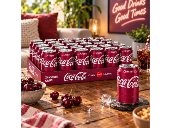 2x 2x tray Coca cola cherry – foto 2 – kavel bij XL Auctions