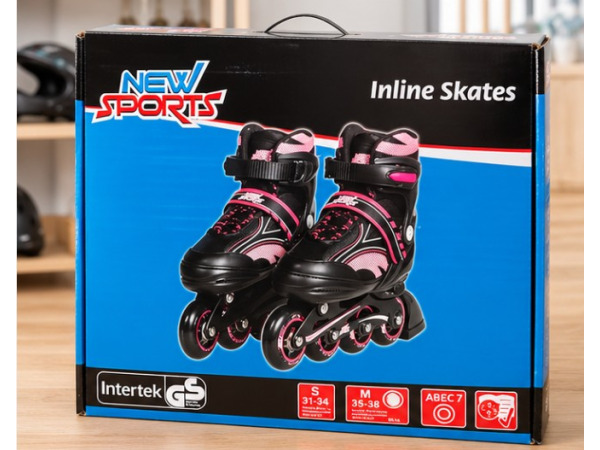 New Sports NSP Inline skates Pink, ABEC 7 - 39-42 – foto 2 – kavel bij XL Auctions