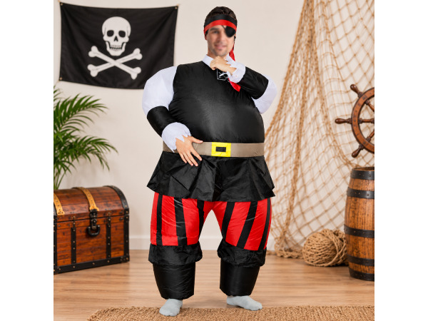 Opblaas Kostuum Piraat Onesize – foto 2 – kavel bij XL Auctions