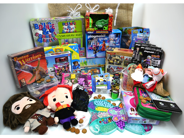50x Mixdoos Speelgoed Sinterklaas thema 50 items
