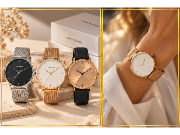 IAMKAMU - Aurora - Horloge - Roségoud - Wit – RVS – foto 2 – kavel bij XL Auctions