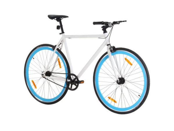 Stadsfiets Blauw wit 55 CM B keuze*