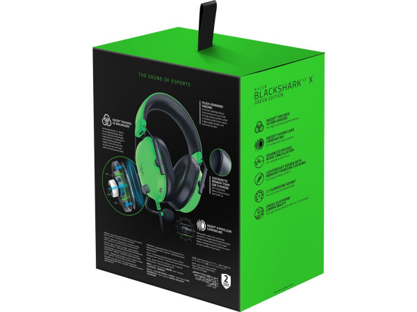 Razer Blackshark V2 X Headset - Green (PS5/PC/MAC/Xbox One) – foto 4 – kavel bij XL Auctions