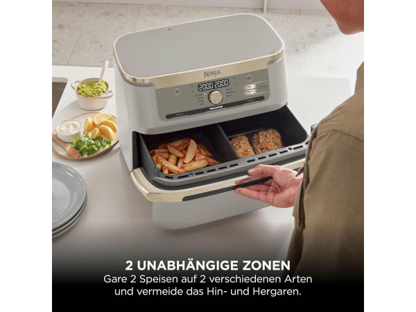 Ninja Foodi FlexDrawer - Airfryer - 10.4L (Scheurtje) – foto 4 – kavel bij XL Auctions
