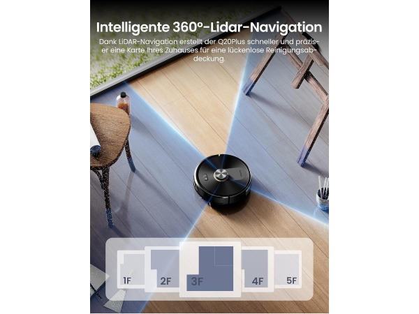 Proscenic Q20 Robotstofzuiger met dweilfunctie - 3-in-1 – foto 5 – kavel bij XL Auctions