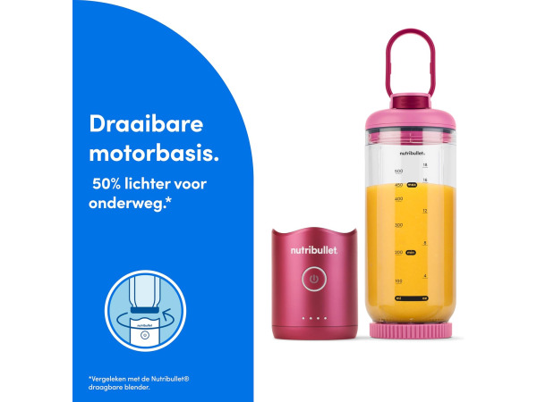 Nutribullet Flex - 650ml - Blender met Drinkdeksel - USB-C – foto 5 – kavel bij XL Auctions