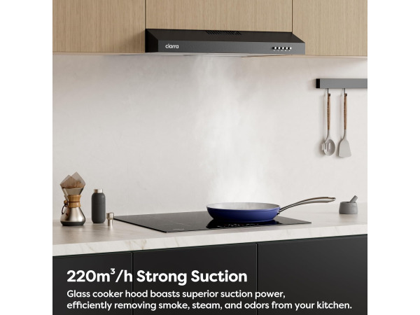 CIARRA CBCB6903D A+ Afzuigkap 60cm - 220 m³/h – foto 5 – kavel bij XL Auctions