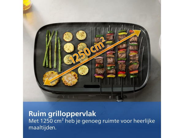 Philips Tafelgrill 3000 Serie - 2400W – foto 3 – kavel bij XL Auctions