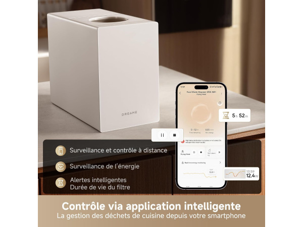 DREAME SF25 WiFi - organische afvalverwerker - app – foto 3 – kavel bij XL Auctions