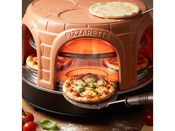 Emerio Pizzarette Origineel - 8 Persoons Pizza Oven (Schade) – foto 4 – kavel bij XL Auctions
