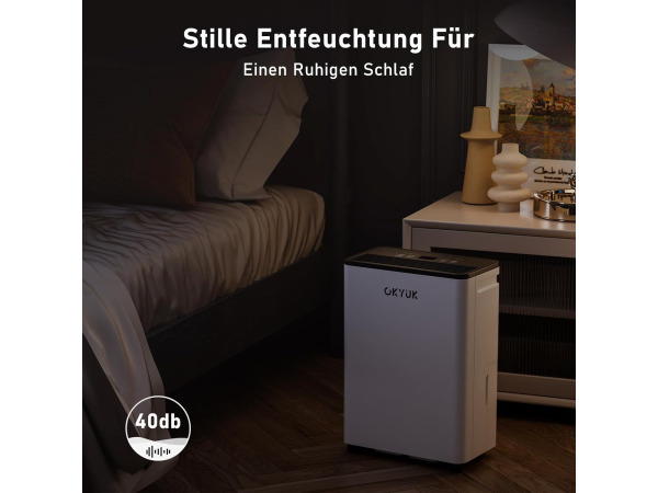 OKYUK Elektrische luchtontvochtiger - 12L - 60 m² – foto 6 – kavel bij XL Auctions