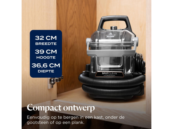 BISSELL SpotClean HydroSteam - Tapijtreiniger - Stoomfunctie – foto 4 – kavel bij XL Auctions