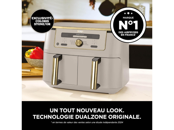 Ninja AirFryer Dual Zone MAX Digital - DZ400EUSTGD – foto 2 – kavel bij XL Auctions