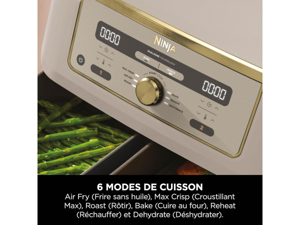 Ninja AirFryer Dual Zone MAX Digital - DZ400EUSTGD – foto 4 – kavel bij XL Auctions