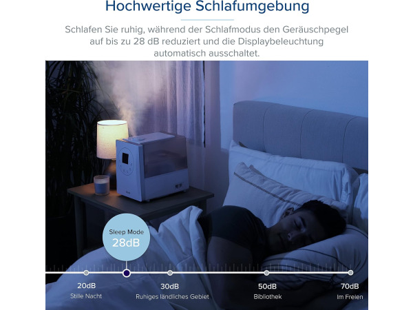 Levoit Smart luchtbevochtiger voor grote ruimte - 6L – foto 7 – kavel bij XL Auctions