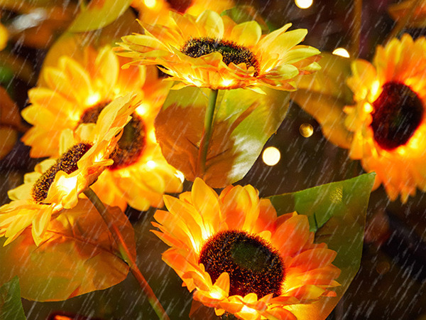 Solar verlichting - zonnebloem - 3 bloemen – foto 4 – kavel bij XL Auctions