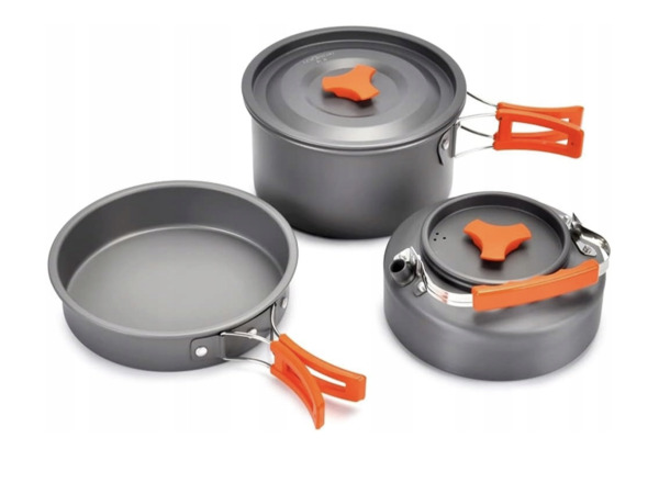 Camping pannenset outdoor kookset – foto 3 – kavel bij XL Auctions