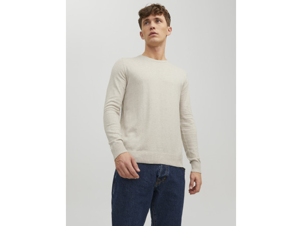 Jack & Jones Emil Knit Crew Neck Oatmeal - S – foto 2 – kavel bij XL Auctions