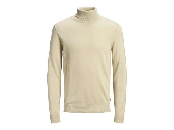 Jack & Jones Emil Knit Roll Neck Oatmeal - M – kavel bij XL Auctions